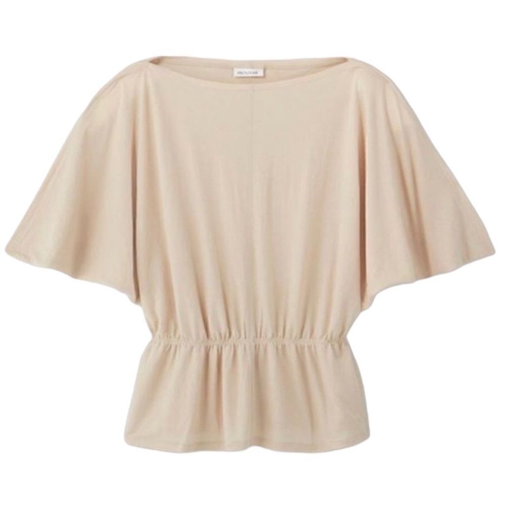 2/$30 Prologue Dolman SS Blouse yellow cream